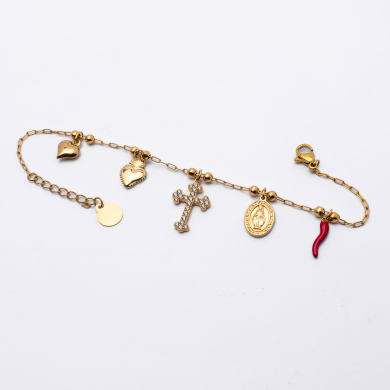 PULSERA ZO12786B Dorado Acero Inoxidable 2C42