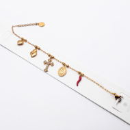 PULSERA ZO12786B Dorado Acero Inoxidable 2C42