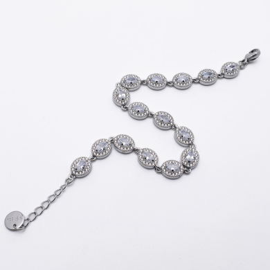 PULSERA ZO13828B Plateado Acero Inoxidable 2B21