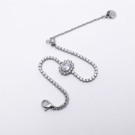 PULSERA ZO13143B Plateado Acero Inoxidable 2B32