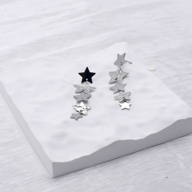 ARETES ZO6661E Plateado Acero Inoxidable G26