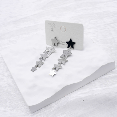 ARETES ZO6661E Plateado Acero Inoxidable G26