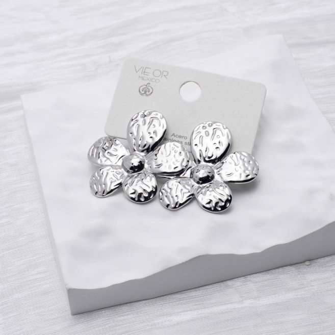 ARETES Y00310 PLATEADO Acero Inoxidable G43