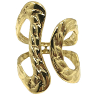 ANILLO ZO14119R Dorado Acero Inoxidable -A37