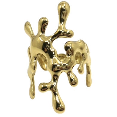 ANILLO ZO14112R Dorado Acero Inoxidable -2A39