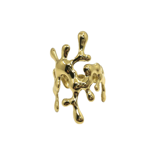 ANILLO ZO14112R Dorado Acero Inoxidable -2A39