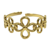 ANILLO ZO14327R Plateado Acero Inoxidable -2A22