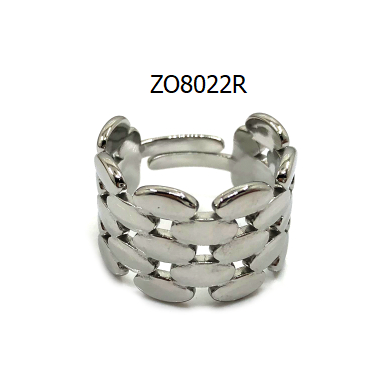 ANILLO ZO8022R Dorado Acero Inoxidable -2A56
