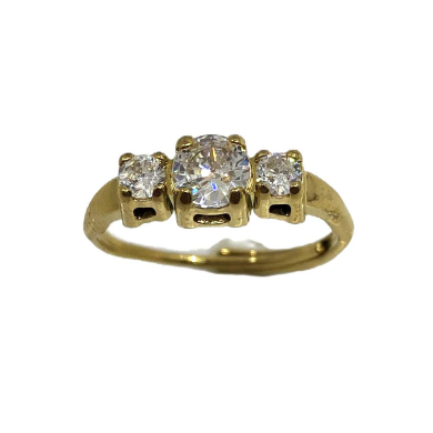 ANILLO ZO12992R Dorado Acero Inoxidable -A41