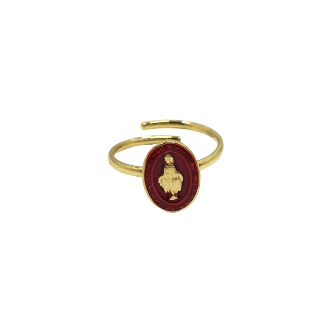 ANILLO ZO13348R Dorado Blanco Acero Inoxidable -A28