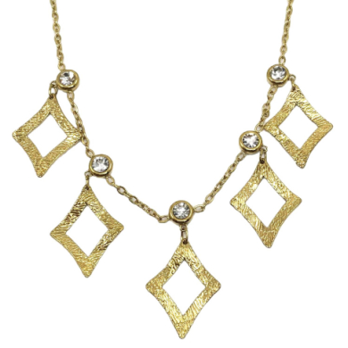 COLLAR ZO13853N Plateado Acero Inoxidable -2D57