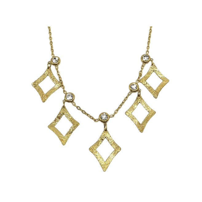 COLLAR ZO13853N Plateado Acero Inoxidable -2D57