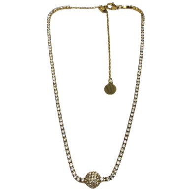 COLLAR ZO12840N Plateado Acero Inoxidable -2D16