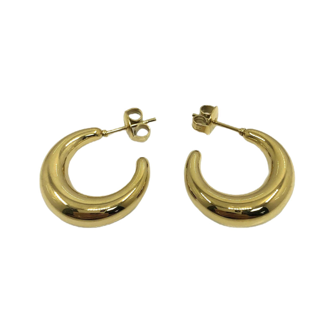ARETES ZO14475E/15*31MM Plateado Acero Inoxidable -F23