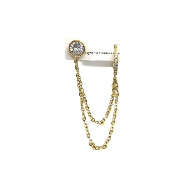 ARETES ZO13608E Plateado Acero Inoxidable -F38