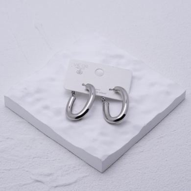 ARETES ZO12981E Plateado Acero Inoxidable -F29