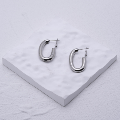 ARETES ZO12981E Plateado Acero Inoxidable -F29