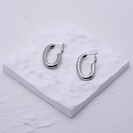 ARETES ZO12981E Plateado Acero Inoxidable -F29