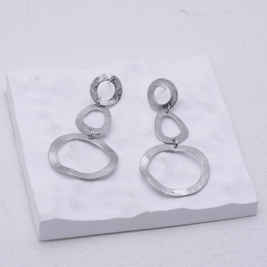 ARETES ZO12812E Plateado Acero Inoxidable -G51