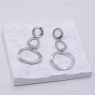 ARETES ZO12812E Plateado Acero Inoxidable -G51