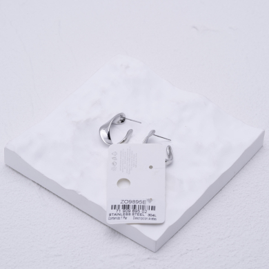 ARETES ACERO ZO9895E250 Plateado -G41