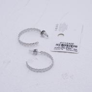 ARETES ZO1242E Plateado Acero Inoxidable -F310