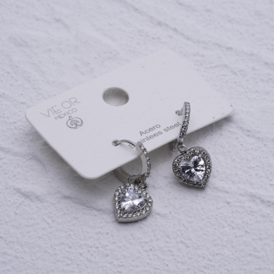 ARETES ZO13146E Plateado Acero Inoxidable -G21