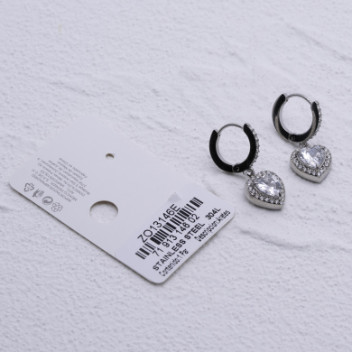 ARETES ZO13146E Plateado Acero Inoxidable -G21