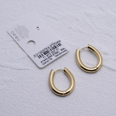 ARETES ZO13037E/4.0*25MM Dorado Acero Inoxidable -F37