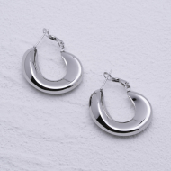 ARETES ZO12930E Plateado Acero Inoxidable -F310