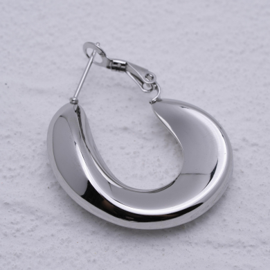 ARETES ZO12930E Plateado Acero Inoxidable -F310