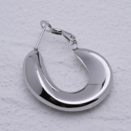 ARETES ZO12930E Plateado Acero Inoxidable -F310