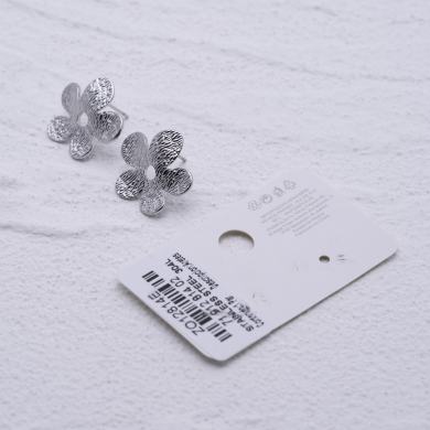 ARETES ZO12814E Plateado Acero Inoxidable -G42