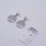 ARETES ZO4124E Plateado Acero Inoxidable -G26