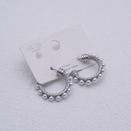 ARETES ZO10875E250 Plateado Acero Inoxidable -F21