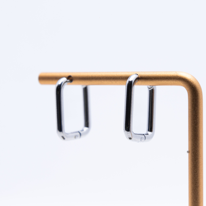 ARETES ZO13042E Plateado Acero Inoxidable -F44