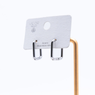 ARETES ZO13042E Plateado Acero Inoxidable -F44