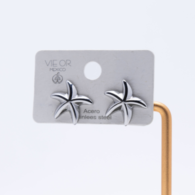 ARETES ZO9593E180 Plateado Acero Inoxidable G33