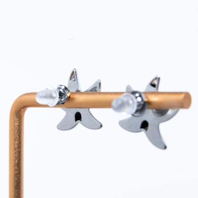 ARETES ZO9593E180 Plateado Acero Inoxidable G33