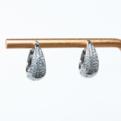 ARETES ZO10529E/9MM/300 Plateado Acero Inoxidable -F23 F23