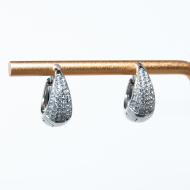 ARETES ZO10529E/9MM/300 Plateado Acero Inoxidable -F23 F23