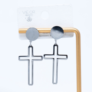 ARETES ZO4123E Plateado Acero Inoxidable -F45