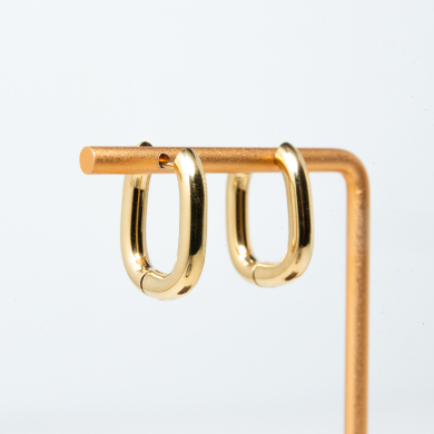 ARETES ZO13036E/19*23MM Dorado Acero Inoxidable -F43