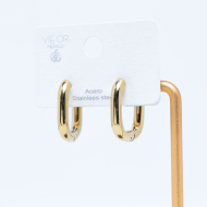 ARETES ZO13036E/19*23MM Dorado Acero Inoxidable -F43