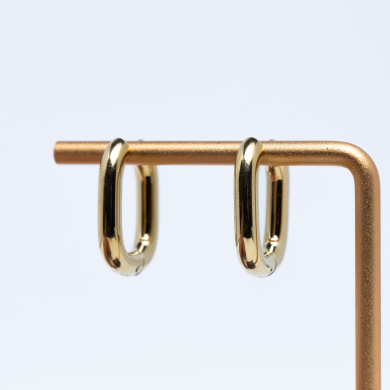 ARETES ZO13036E/19*23MM Dorado Acero Inoxidable -F43