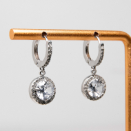 ARETES ZO13150E Plateado Acero Inoxidable -G23