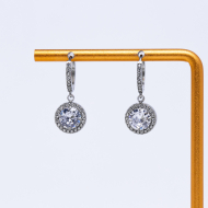 ARETES ZO13150E Plateado Acero Inoxidable -G23