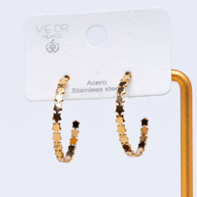 ARETES ZO1243E Dorado Acero Inoxidable -F310