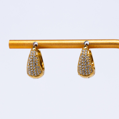 ARETES ZO10529E/9MM/300 Dorado Acero Inoxidable -F23 F23