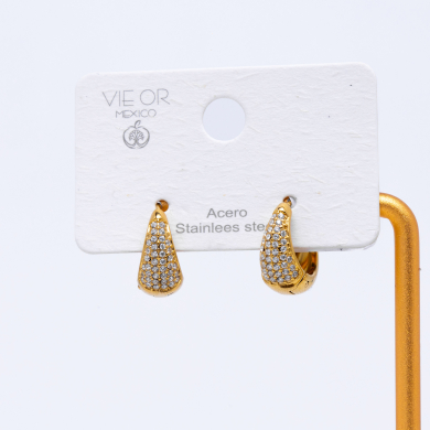 ARETES ZO10529E/9MM/300 Dorado Acero Inoxidable -F23 F23